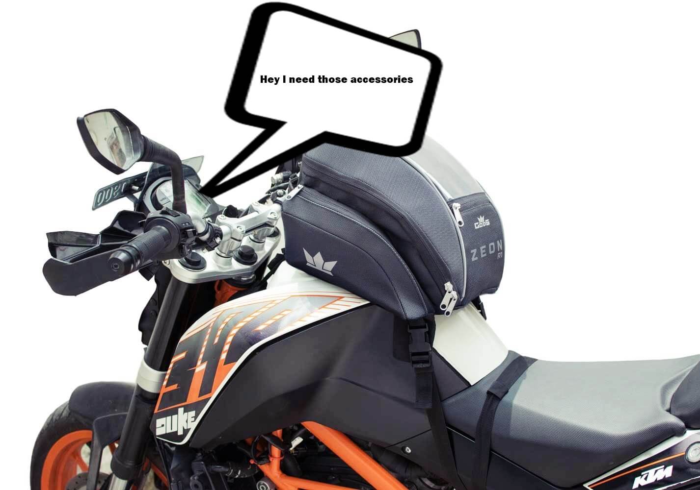 The 12 best motorcycle accessories for Indian bikers.
