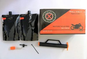 a tyre sealing kit for motorcycles (prevent punctures with this kit)